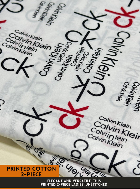 Premium Printed 2 PC Polo Cotton | Summer Unstitched Fabric